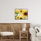 Stupell Industries Rustic Bloom Sunflowers Framed Giclee, design by Kim Allen